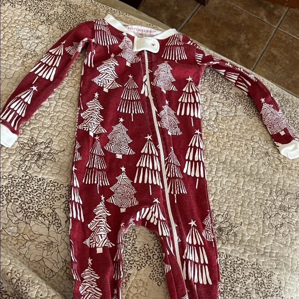 Burt’s Bees Christmas Tree One Piece PJ size 18 Mon